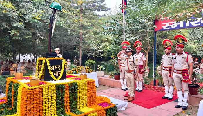 स्मृति दिवस के अवसर पर जवान को दी श्रदांजली