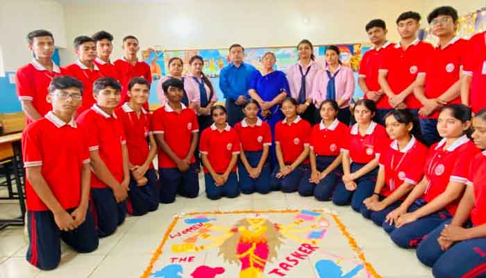 Faridabad Model School celebrated diwali