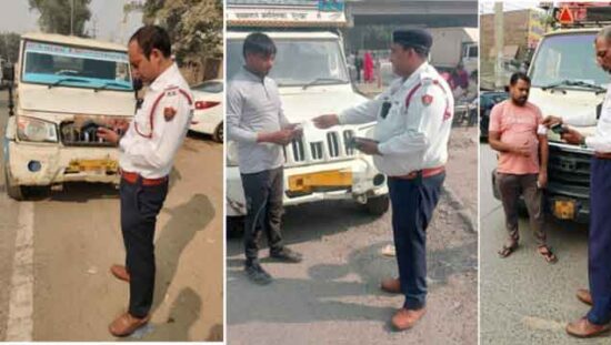 traffic police faridabad