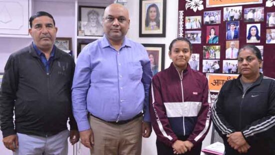 DAV School-49 student Bani Tyagi has been selected for the SGFI National Handball Team (Under-14) to participate in the 68th National School Games in Chhattisgarh