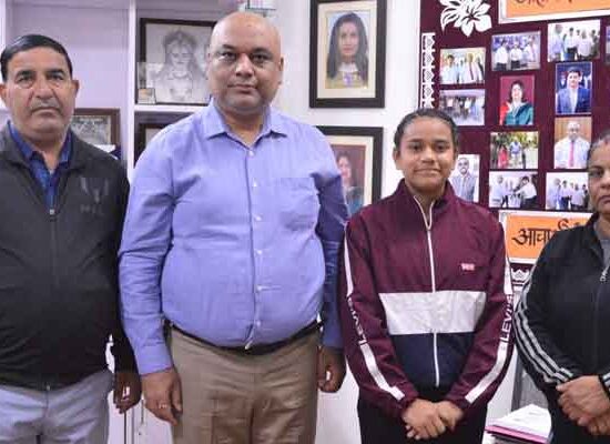 DAV School-49 student Bani Tyagi has been selected for the SGFI National Handball Team (Under-14) to participate in the 68th National School Games in Chhattisgarh