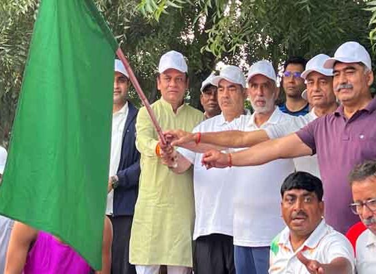 सरदार वल्लभ भाई पटेल जयंती के अवसर मैराथन कराई गई