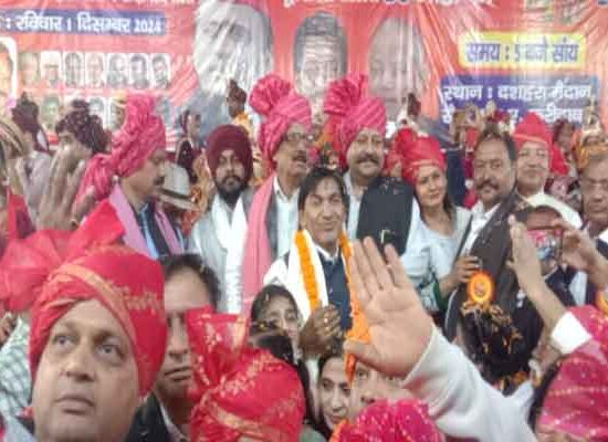 महाराजा अग्रसेन विवाह समिति द्वारा 24वां सर्वजातीय 80 जोड़ों का सामूहिक विवाह समारोह का आयोजन