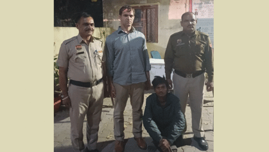 पुलिस चौकी अनखीर स्नैचिंग करने वाले आरोपी को किया गिरफ्तार