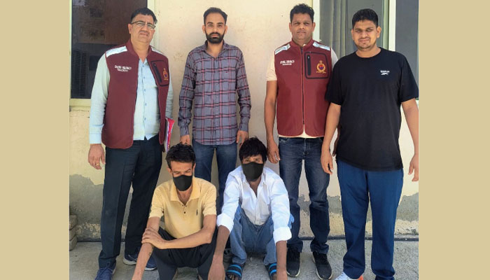faridabad-crime-branch-arrested-two-thieves-with-illegal-weapon-sector-8-theft-solved