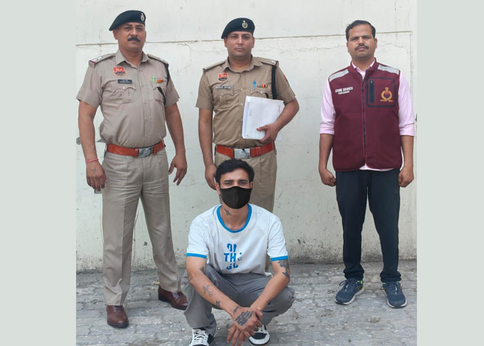 फरीदाबाद में ड्रग्स तस्करी का आरोपी अनिल रावत पुलिस हिरासत में