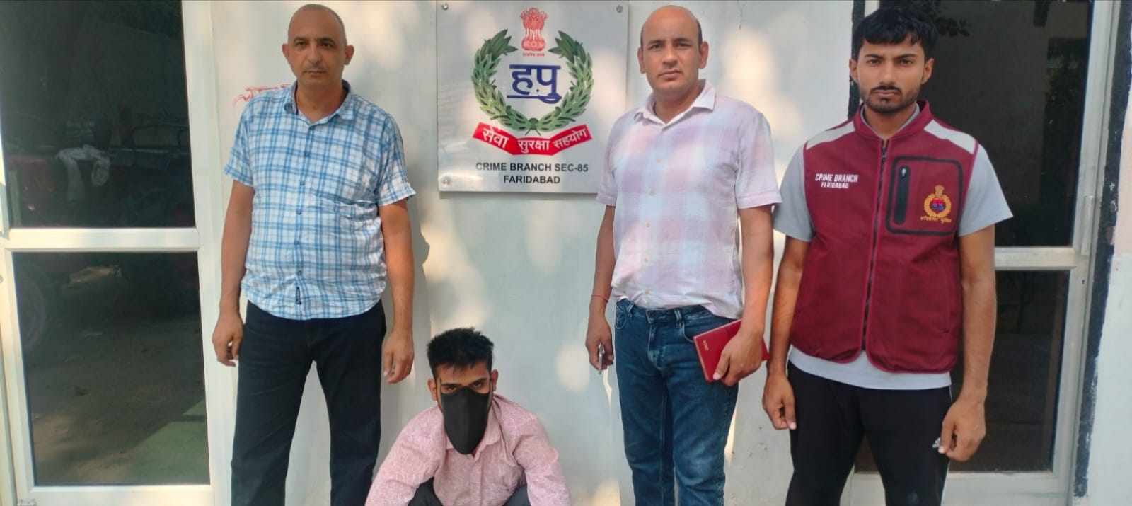 फरीदाबाद: सिक्योरिटी गार्ड को कट्टा दिखाकर 3 टन LT केबल लूटने वाला आरोपी गिरफ्तार