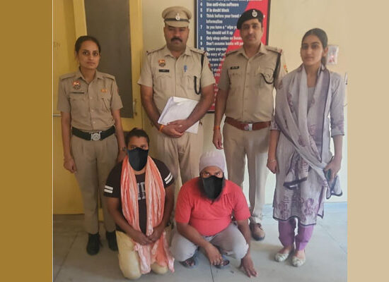 क्रेडिट कार्ड लिमिट बढ़ाने के नाम पर ठगी मामले में गिरफ्तार आरोपी, साइबर थाना बल्लभगढ़ की कार्रवाई