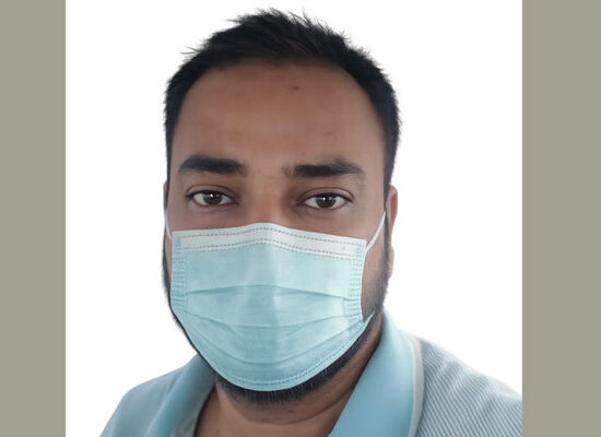 फरीदाबाद साइबर थाना एनआईटी द्वारा फर्जी निवेश ठगी मामले में गिरफ्तार खाता ऑपरेटर।