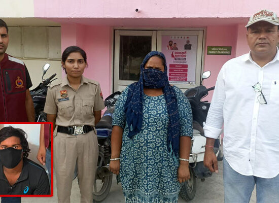 फरीदाबाद पुलिस द्वारा गांजा तस्करी के आरोप में गिरफ्तार किए गए आरोपी