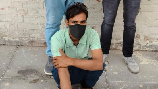 फरीदाबाद क्राइम ब्रांच NIT द्वारा अवैध देसी कट्टा के साथ गिरफ्तार किया गया आरोपित