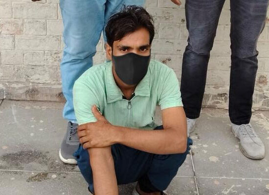 फरीदाबाद क्राइम ब्रांच NIT द्वारा अवैध देसी कट्टा के साथ गिरफ्तार किया गया आरोपित