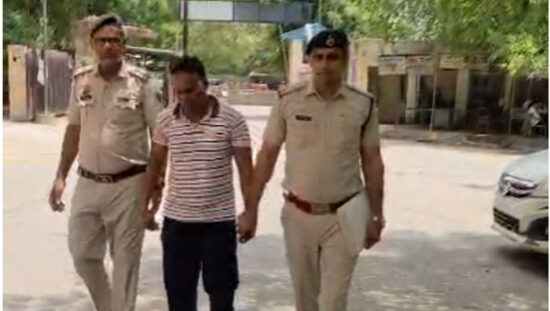 Faridabad Police arrested couple accused of blackmailing and extorting money from liquor contractor