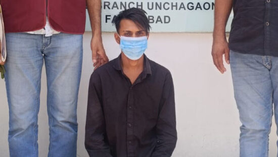 मोटरसाइकिल चोरी मामले में गिरफ्तार आरोपी के साथ बरामद बाइक