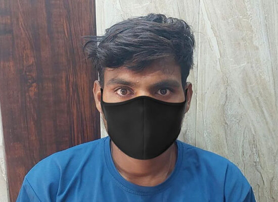 साइबर ठगी मामले में गिरफ्तार आरोपी संजय, ऑनलाइन ट्रेडिंग और टेलीग्राम टास्क फ्रॉड की जांच करती फरीदाबाद साइबर पुलिस।