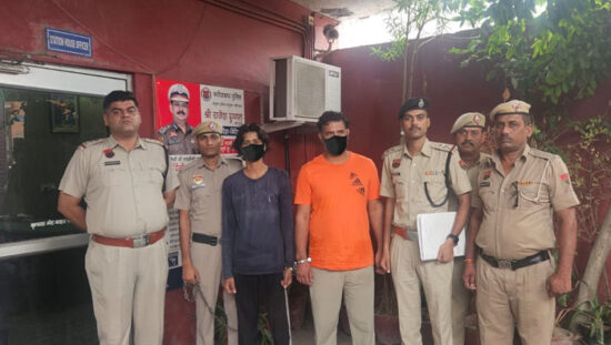 फरीदाबाद के डबुआ में रेहड़ी वालों से अवैध वसूली करने वाले गिरोह का सरगना पुलिस की गिरफ्त में।