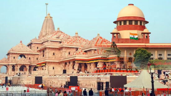 राम मंदिर चंदा मामले की सुनवाई के दौरान सुप्रीम कोर्ट