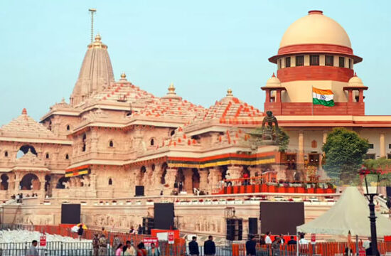 राम मंदिर चंदा मामले की सुनवाई के दौरान सुप्रीम कोर्ट