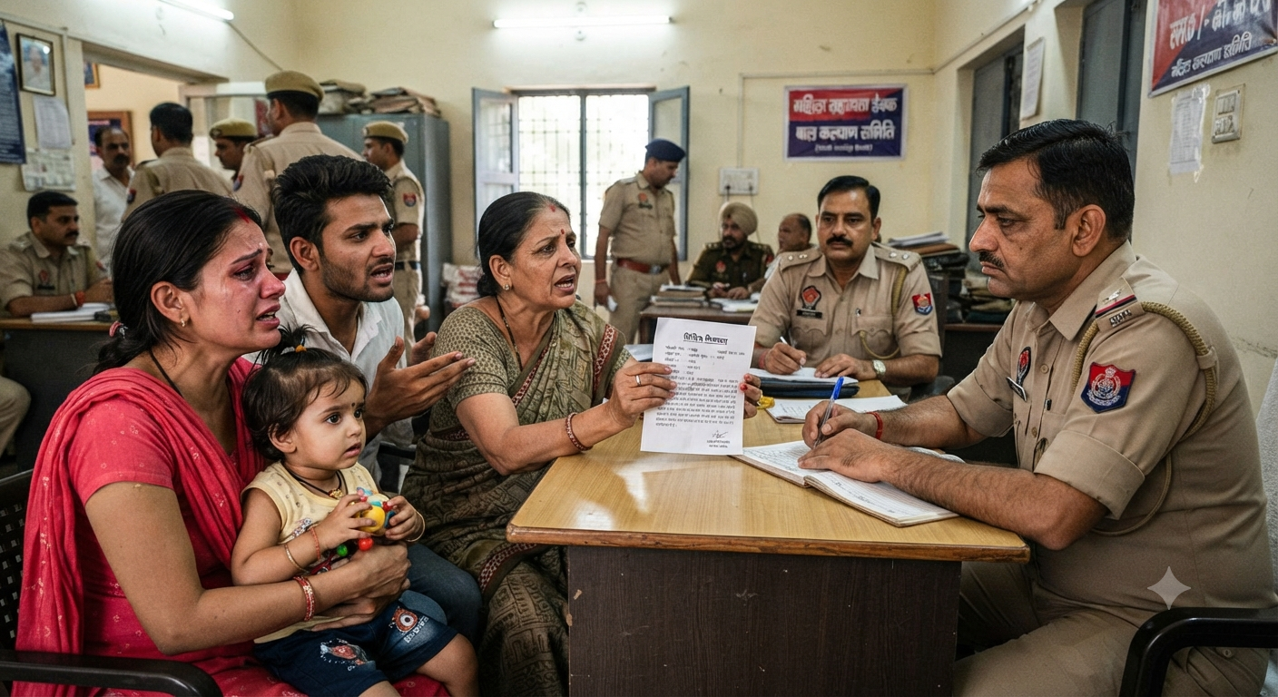 ढाई साल के बच्चे को मोबाइल दिखाने पर विवाद, परिजनों ने की शिकायत