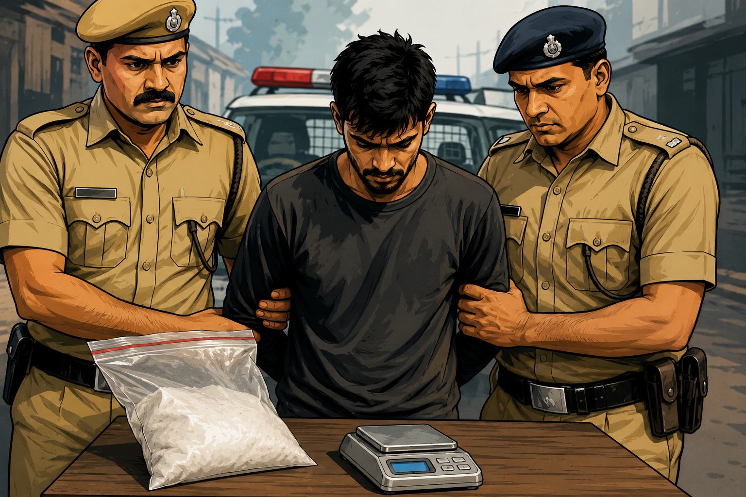 बदरपुर बॉर्डर से 49.72 ग्राम स्मैक सहित युवक गिरफ्तार, बिहार से खरीदकर लाया था नशा, 7 दिन के पुलिस रिमांड पर