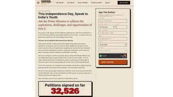 Abhijeet Deepke appeals to PM Modi to address youth on Independence Day