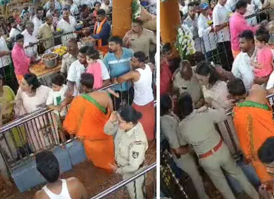 BJP विधायक की बेटी और महिला SI के बीच हाथापाई का CCTV वीडियो
