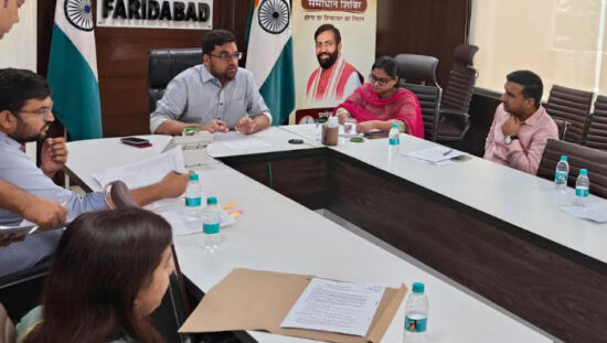 डीसी आयुष सिन्हा राजस्व विभाग की लंबित शिकायतों की समीक्षा करते हुए