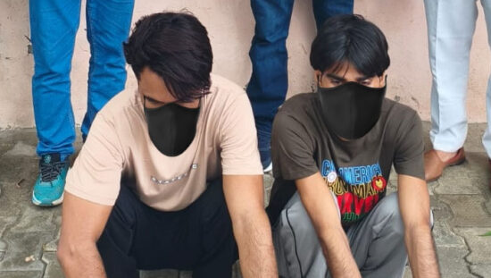 फरीदाबाद में एसी गैस बॉक्स चोरी मामले में गिरफ्तार दो आरोपी