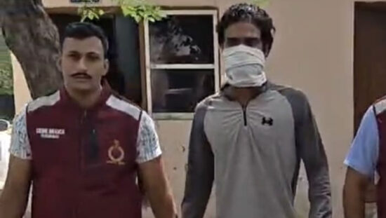 फरीदाबाद पुलिस द्वारा बरामद किए गए दो अवैध देसी कट्टे।