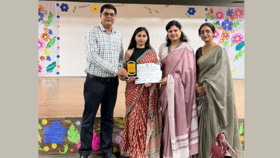 Students participating in Prerna Manch Model United Nations at DAV Public School NH-3 Faridabad