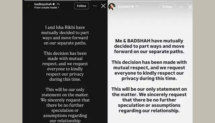 Badshah and Eesha Rekhi divorce after five months of marriage