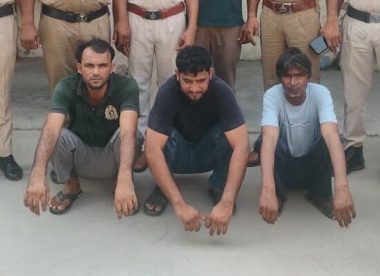फरीदाबाद में पानी की लाइन के 95 डीआई पाइप चोरी मामले में गिरफ्तार आरोपी