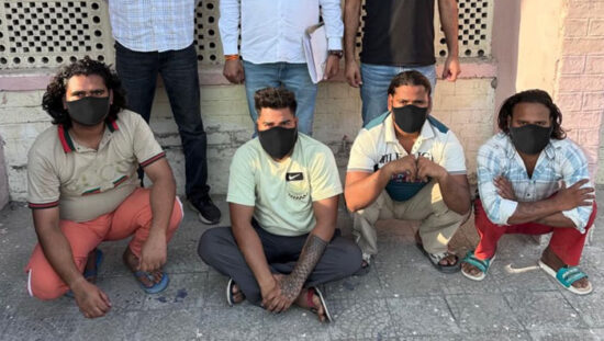 फरीदाबाद भूपानी में परिवार पर हमले के मामले में गिरफ्तार चार आरोपी