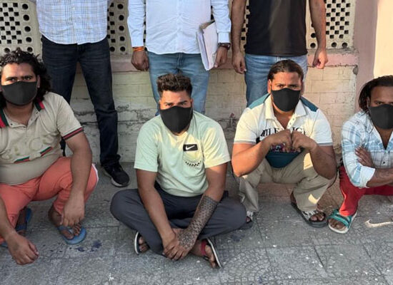 फरीदाबाद भूपानी में परिवार पर हमले के मामले में गिरफ्तार चार आरोपी