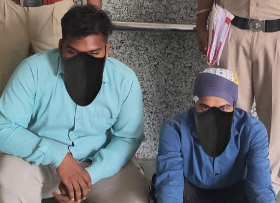 फरीदाबाद क्रेडिट कार्ड साइबर ठगी मामले में गिरफ्तार दो आरोपी