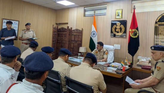 फरीदाबाद ट्रैफिक पुलिस की PARIVARTAN योजना को लेकर समीक्षा बैठक