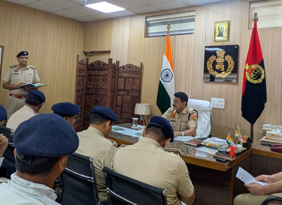 फरीदाबाद ट्रैफिक पुलिस की PARIVARTAN योजना को लेकर समीक्षा बैठक