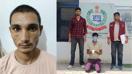 फरीदाबाद में चोरी की मोटरसाइकिल और मोबाइल फोन बरामद, दो आरोपी गिरफ्तार