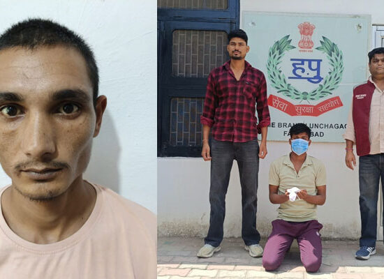 फरीदाबाद में चोरी की मोटरसाइकिल और मोबाइल फोन बरामद, दो आरोपी गिरफ्तार