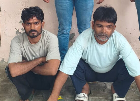 फरीदाबाद में घर चोरी के मामले में क्राइम ब्रांच सेक्टर-16 ने दो आरोपी गिरफ्तार किए