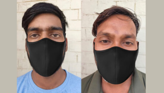 फरीदाबाद युवक अपहरण और रंगदारी मामले में गिरफ्तार दोनों आरोपित।