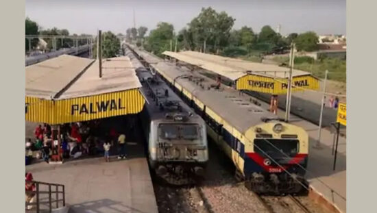 फरीदाबाद रेलवे स्टेशन पर विकास कार्य के चलते लोकल ट्रेनें रद्द