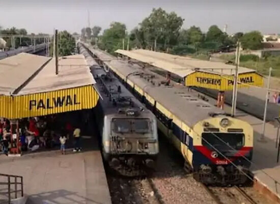 फरीदाबाद रेलवे स्टेशन पर विकास कार्य के चलते लोकल ट्रेनें रद्द