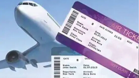Airline passengers at an airport as the government plans new rules for airfares in India.