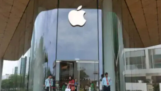 Apple iPhone Duo displayed with details of the two-unit purchase limit per customer.
