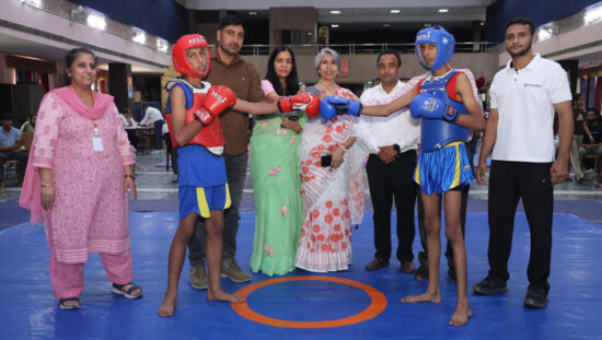 DAV Gian Prakash Chopra Public School Taekwondo and Wushu Tournament 2026 in Faridabad