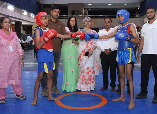 DAV Gian Prakash Chopra Public School Taekwondo and Wushu Tournament 2026 in Faridabad