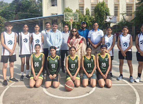 DAV National Sports state-level girls basketball tournament at DAV Public School Ballabhgarh