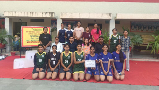 DAV National Sports State-Level Girls Basketball Tournament at DAV Public School Ballabhgarh
