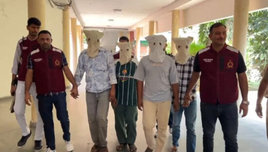 फरीदाबाद के फतेहपुर तगा में 1 करोड़ 4 लाख 80 हजार रुपये की डकैती के मामले में पुलिस की कार्रवाई